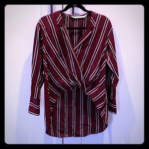 Only worn once! Zara striped blouse